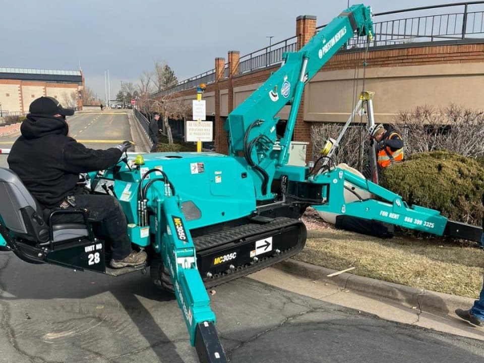 Mini Crane Applications: Tree Removal & Forestry